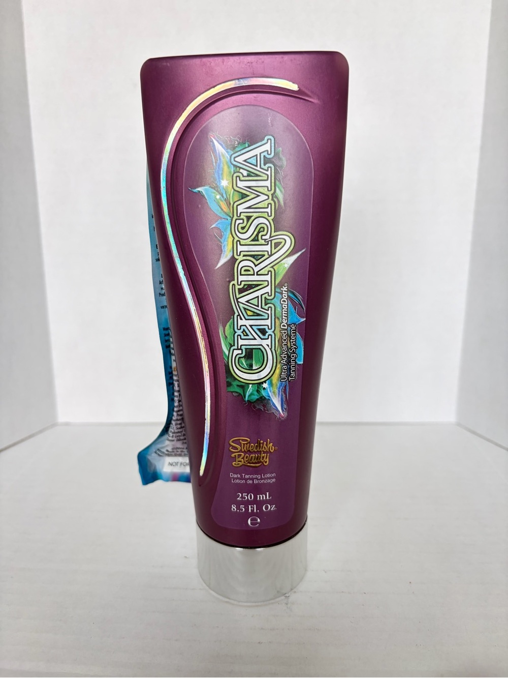 New Swedish Beauty Charisma Dark Tanning Lotion Australian Gold 8.5 oz w/ Sample